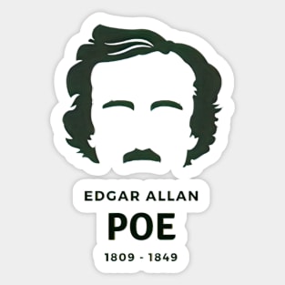 Edgar Allan Poe (1809 - 1849) Sticker